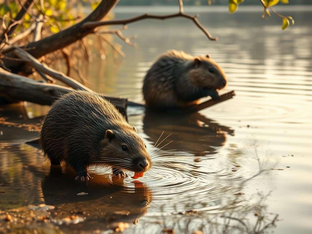Nutria und Biber im Vergleich