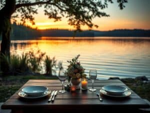 Mehr über den Artikel erfahren Romantisches Dinner am See