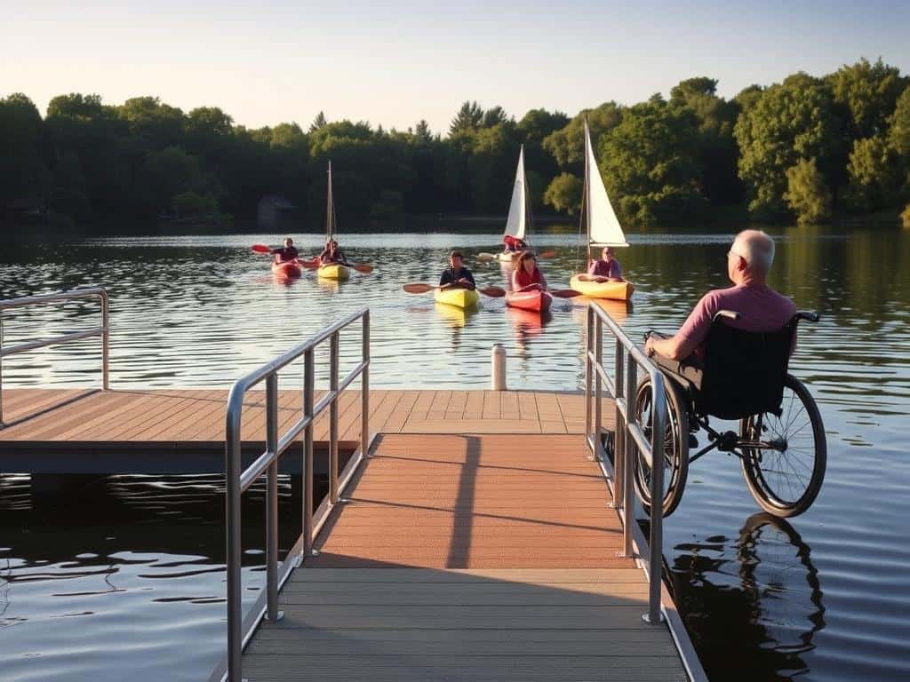 Barrierefreie Wassersportanlagen