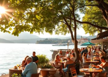 Die schönsten Strandbars und Cafés am See entdecken