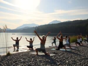 Mehr über den Artikel erfahren Entspannung am Seeufer: Yoga-Übungen für den Sommer
