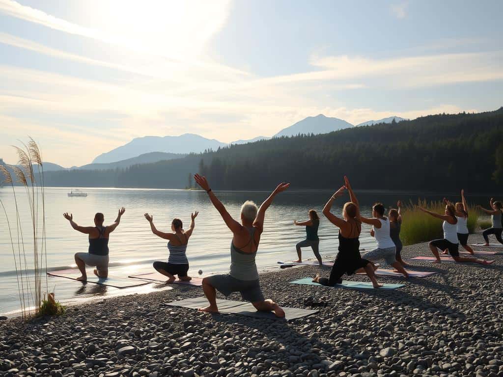 Du betrachtest gerade Entspannung am Seeufer: Yoga-Übungen für den Sommer