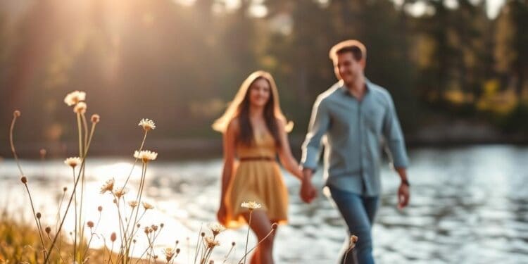 Erstes Date am See