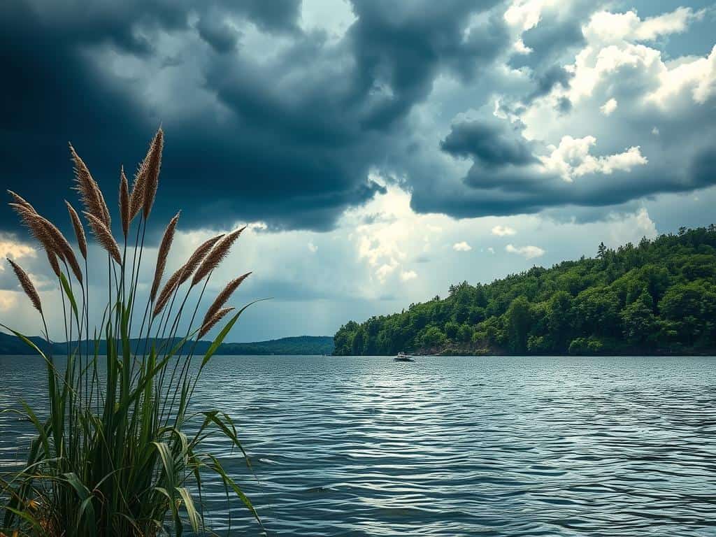 Gewitterbildung am See