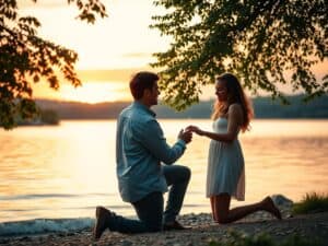Mehr über den Artikel erfahren Heiratsantrag am See