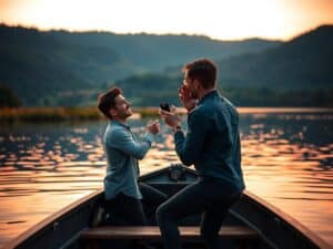 Mehr über den Artikel erfahren Heiratsantrag auf dem Boot