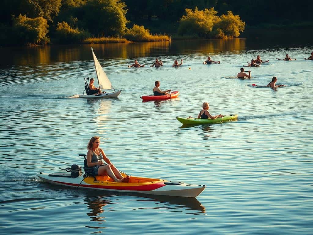 Inklusive Wassersportarten am See