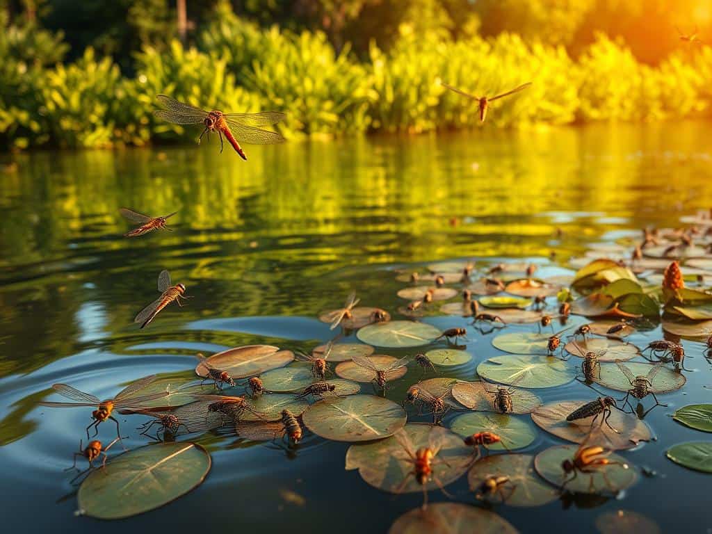 Du betrachtest gerade Insektenvielfalt am See – Libellen, Wasserläufer und andere spannende Arten