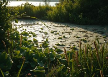 Invasive Pflanzenarten an Seen