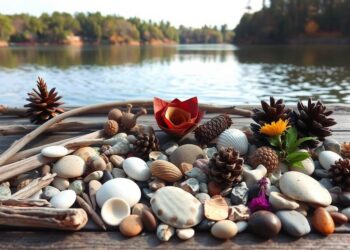 Kreative Bastelideen mit Naturmaterialien vom Seeufer
