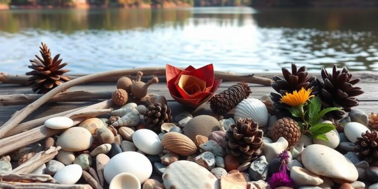 Kreative Bastelideen mit Naturmaterialien vom Seeufer