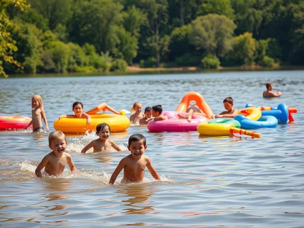 Kreative Ideen für Wasserspiele am See