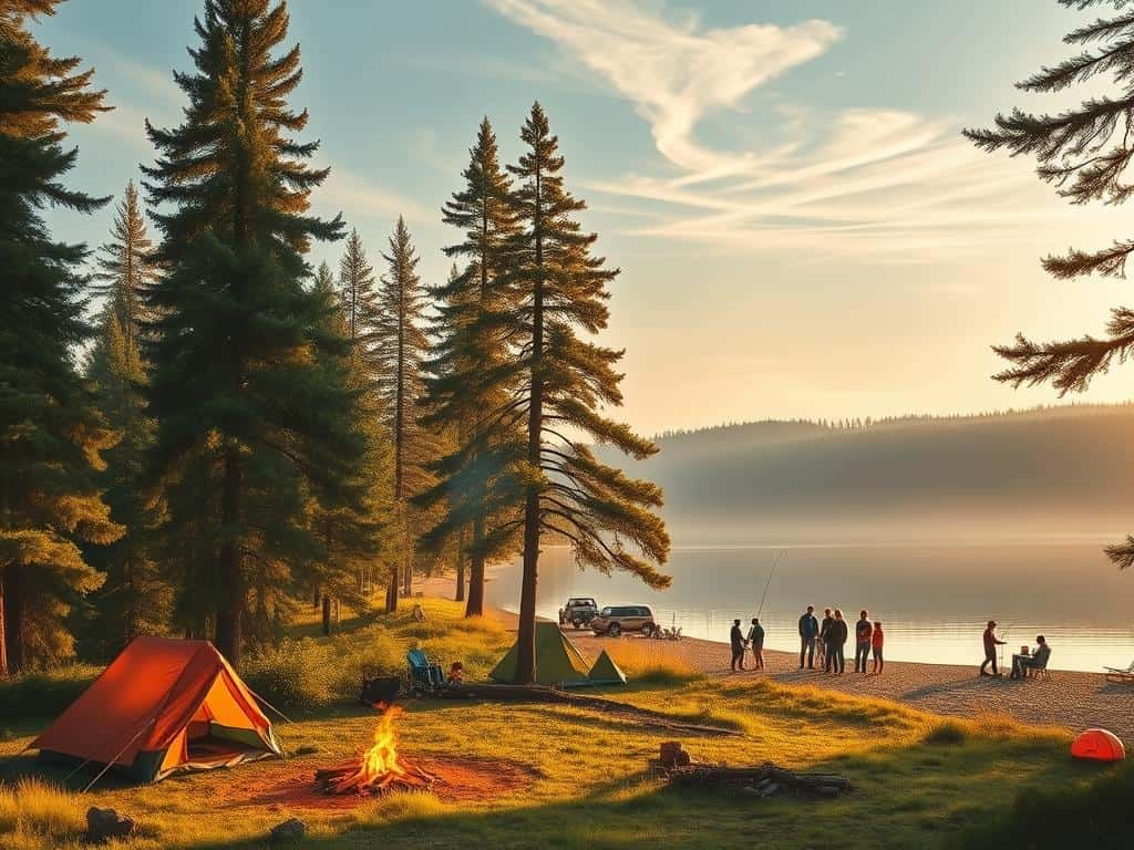 Naturerlebnis beim Camping am See