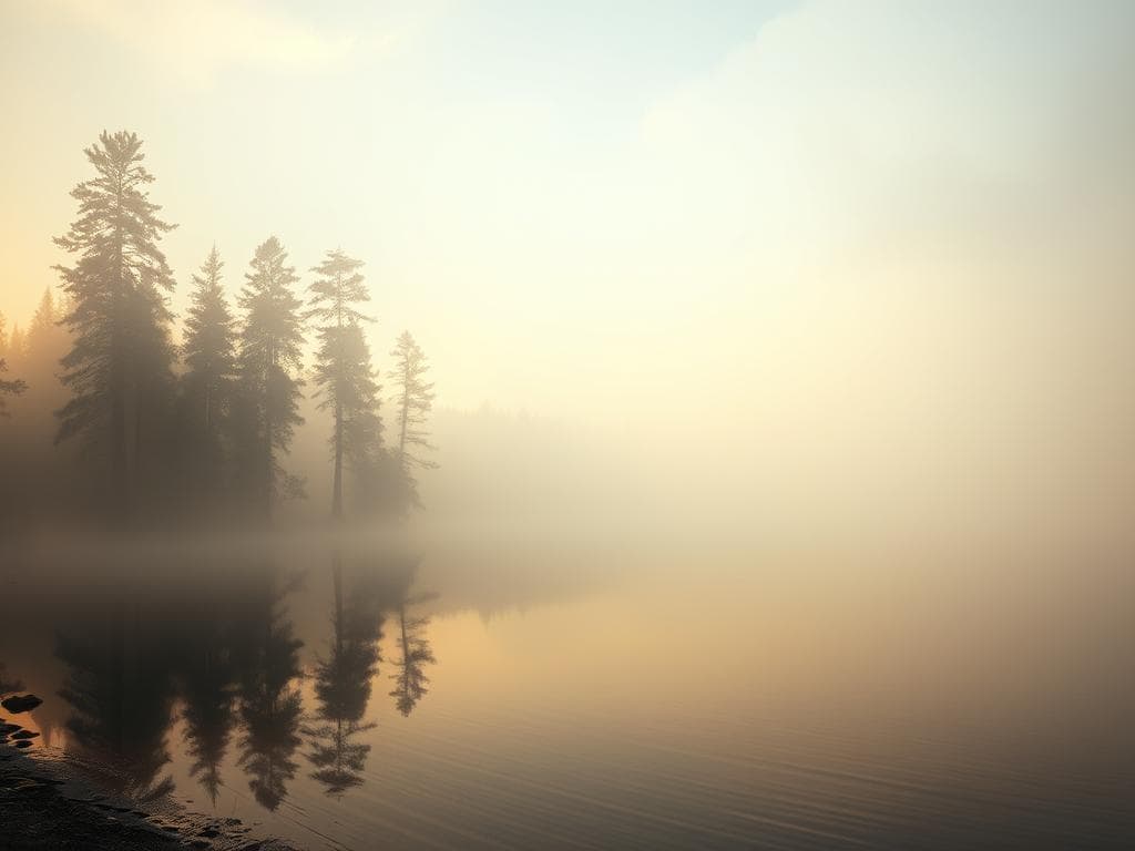 Du betrachtest gerade Nebelschwaden am See – Mystische Stimmungen und ihre Entstehung