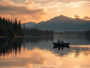 Mehr über den Artikel erfahren Paddeln bei Sonnenuntergang: Romantische Abendstunden am See