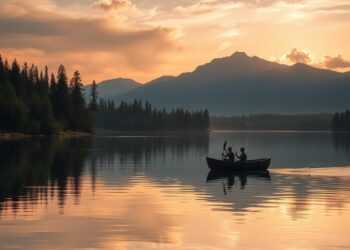 Paddeln bei Sonnenuntergang: Romantische Abendstunden am See