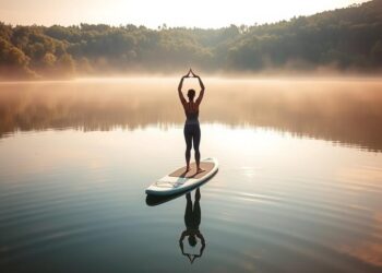 SUP-Yoga: Entspannung auf dem Wasser