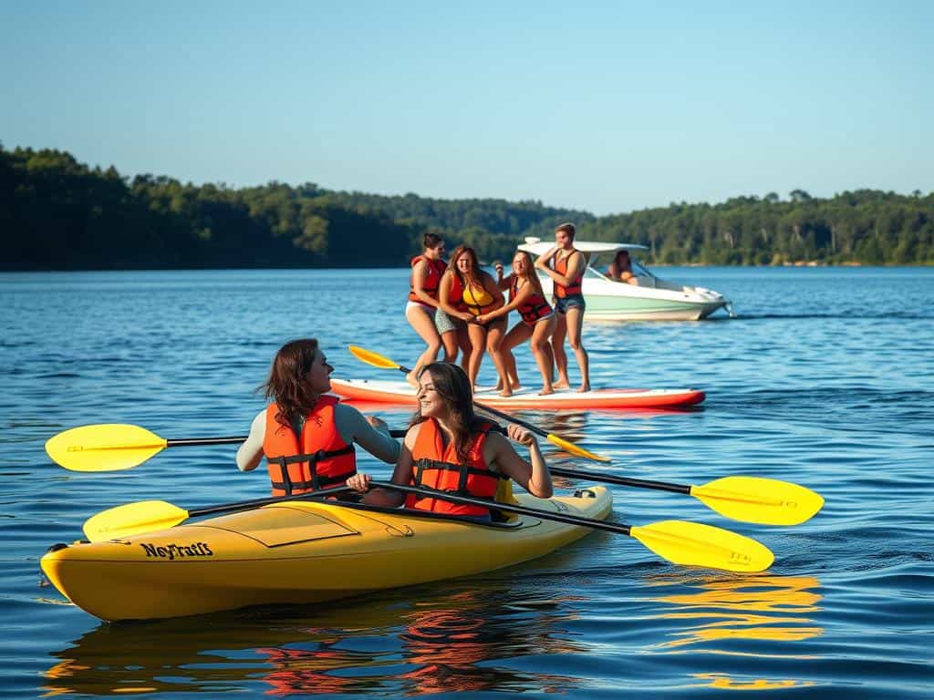 Sicherheit beim Wassersport in der Gruppe