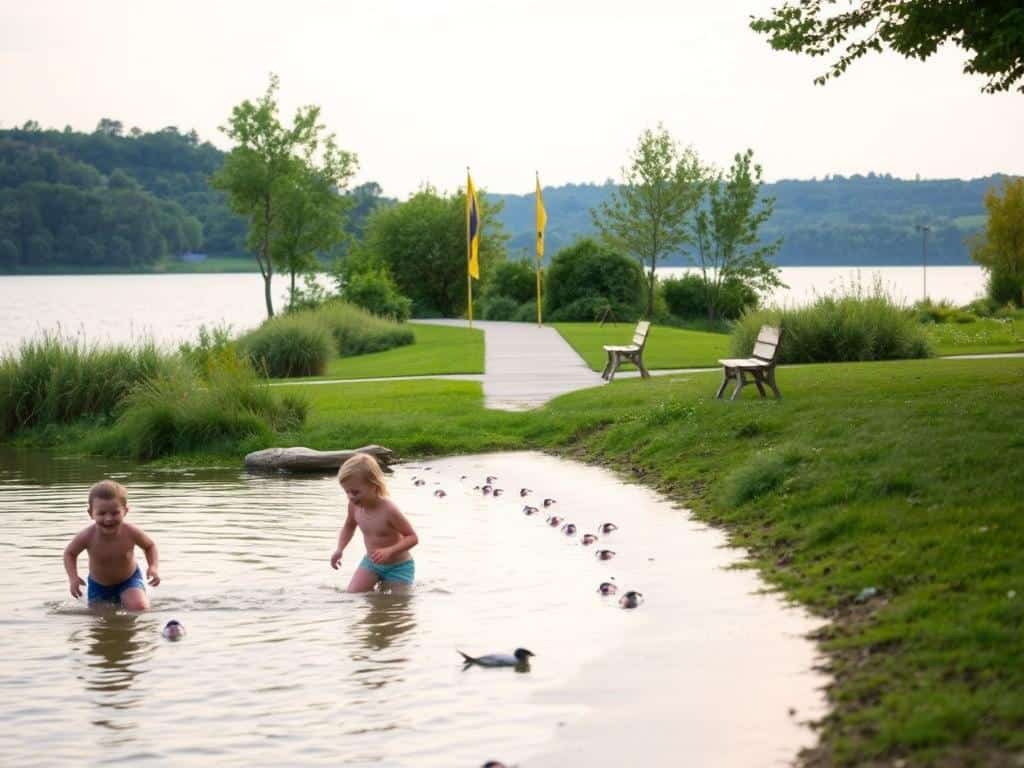 Sicherheitsaspekte beim Spielen am Seeufer