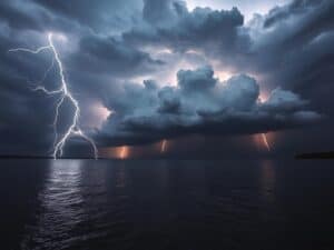 Mehr über den Artikel erfahren Sommergewitter am See – Wie sie entstehen und was sie bedeuten