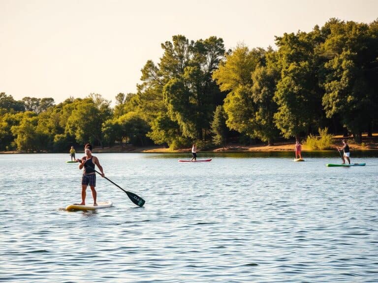 Mehr über den Artikel erfahren Stand-Up-Paddling als Trendsport am See im Sommer