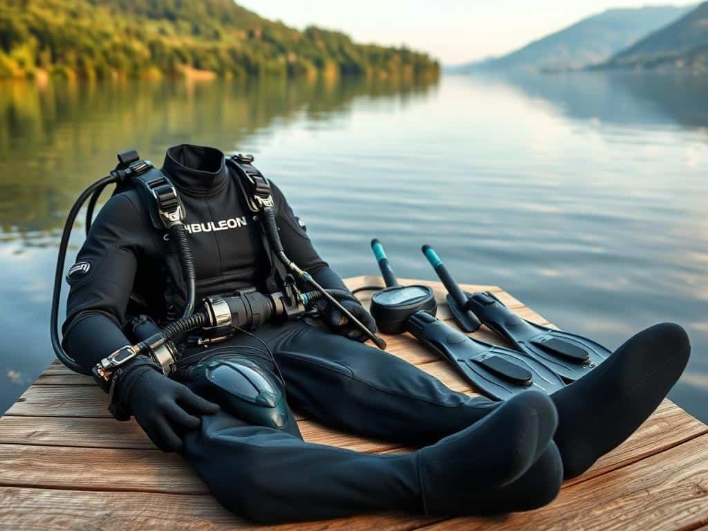 Tauchausrüstung für Süßwassertauchen