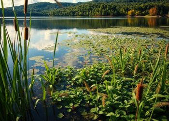 Tierische Bewohner der Wasserpflanzenzonen am See