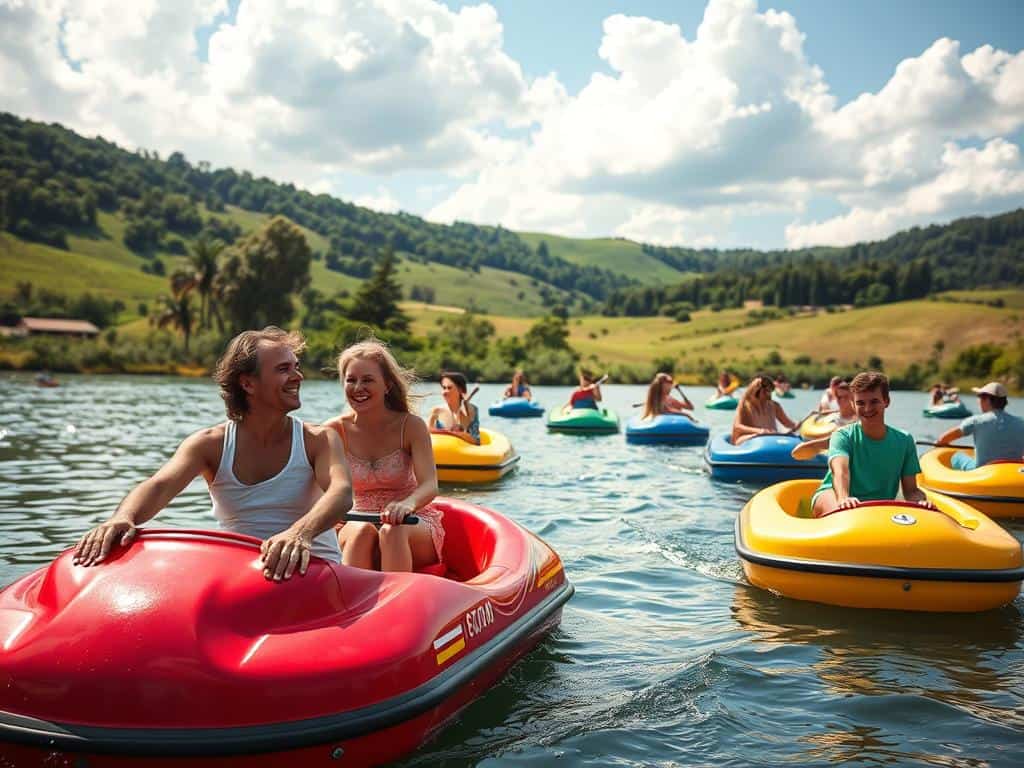 Tretboote im Outdoor-Wassersport