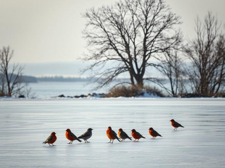 Mehr über den Artikel erfahren Vogelbeobachtung am See im Winter: Artenvielfalt trotz Kälte
