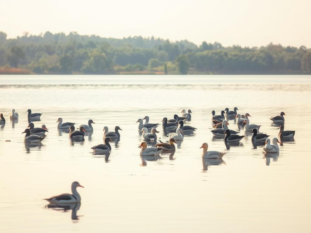 Du betrachtest gerade Vogelzug am See: Welche Arten machen an heimsichen Seen Zwischenstopp?
