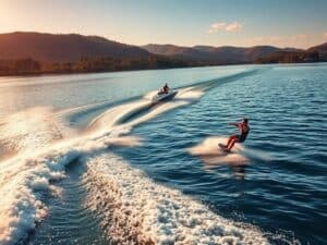Mehr über den Artikel erfahren Wasserski und Wakeboarden: Actionreiche Aktivitäten am See