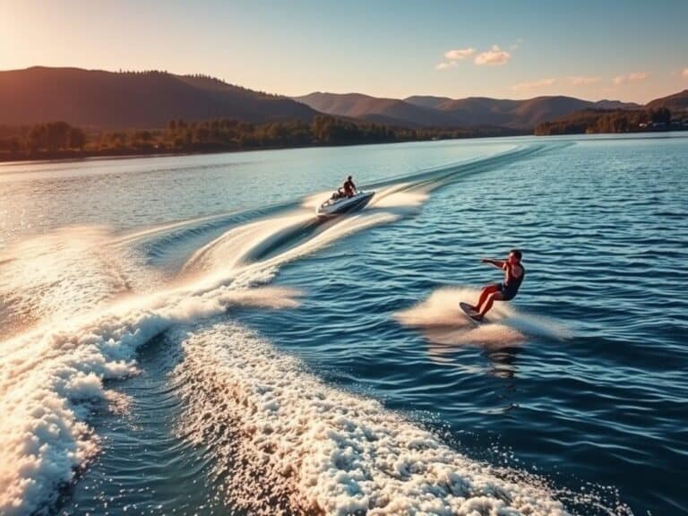 Mehr über den Artikel erfahren Wasserski und Wakeboarden: Actionreiche Aktivitäten am See