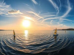 Mehr über den Artikel erfahren Windphänomene an Seen für Segeln und Surfen