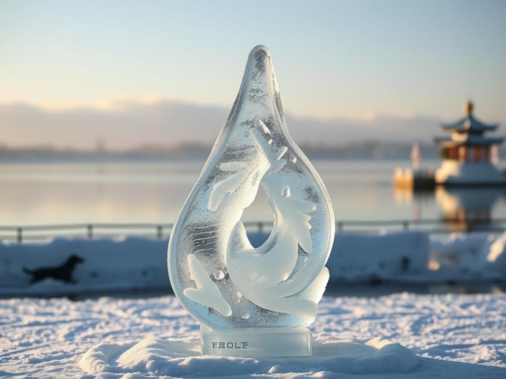 kulturelle Hintergründe Eis Skulptur
