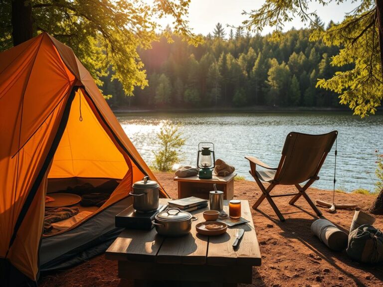 Mehr über den Artikel erfahren Die richtige Ausrüstung zum Sommer-Camping am See
