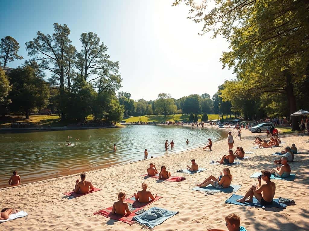 Berliner Badeseen im Sommer