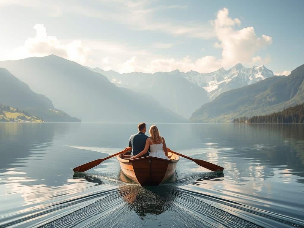 Bootstour auf einem See