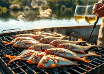 Fischzubereitung auf dem Grill