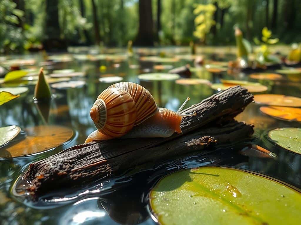 Gemeine Kahnschnecke in deutschen Seen