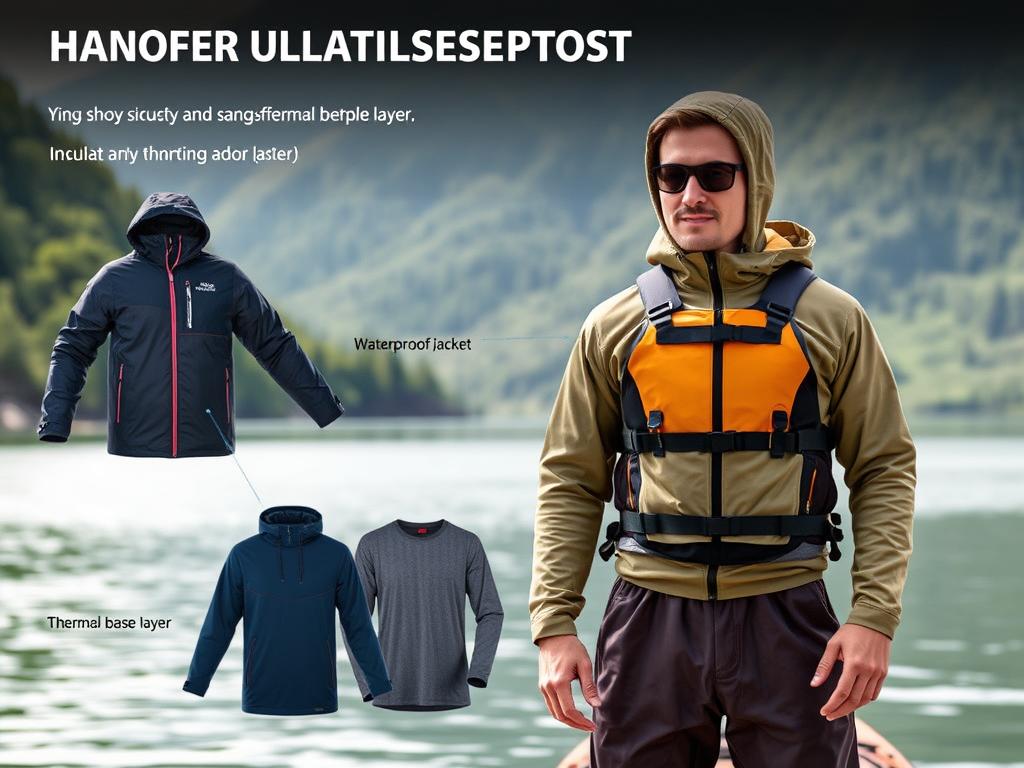 Kajakbekleidung Schichtprinzip