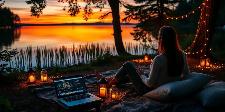 Musik-Playlists für romantische Stunden am See