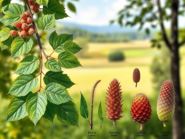 Mehr über den Artikel erfahren Schwarz-Erle versus andere Erlenarten – Erkennen und unterscheiden