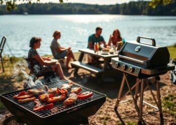 Welche Grillgeräte eignen sich am besten für das Grillen am See?