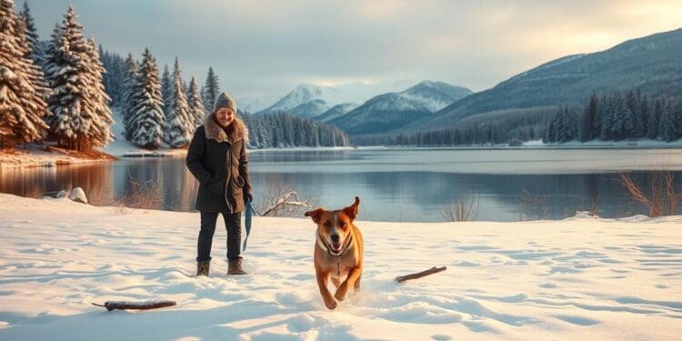 Winterliche Ausflüge mit dem Hund am See