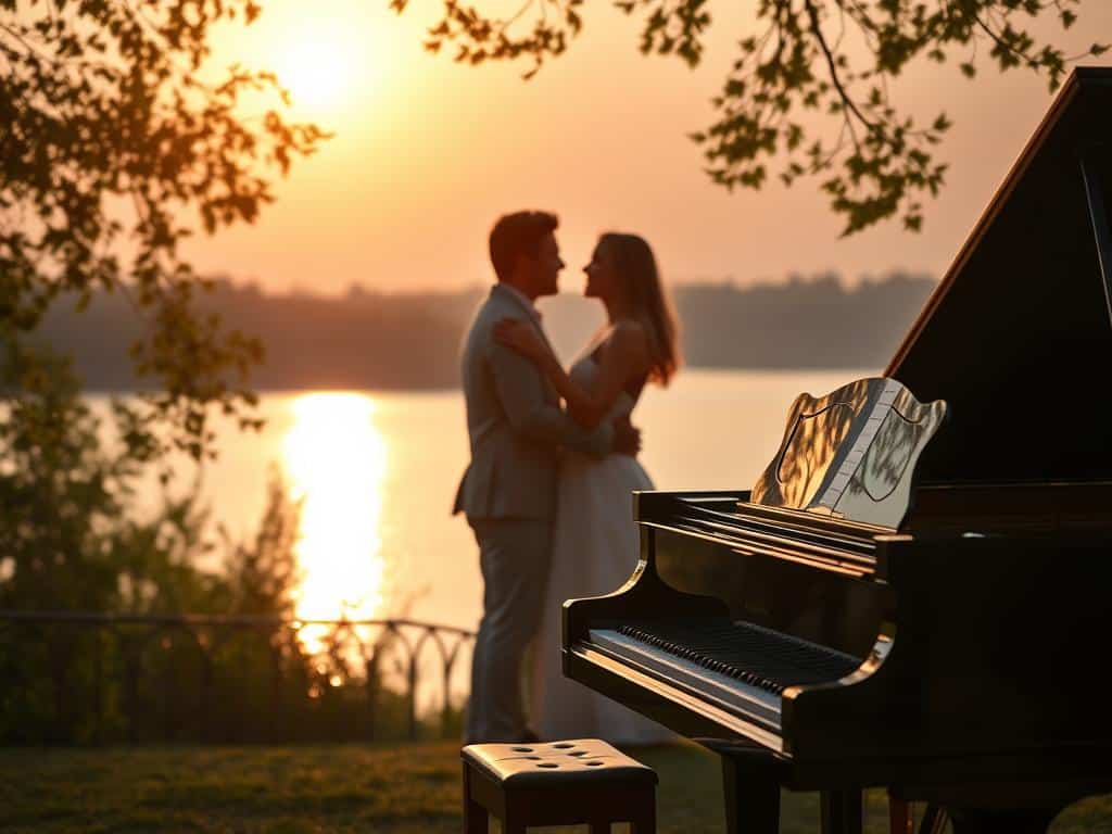 romantische Musik am See