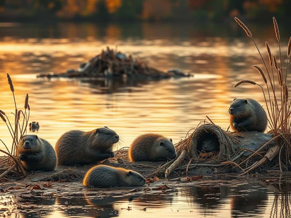 tierische Baumeister am Gewässer