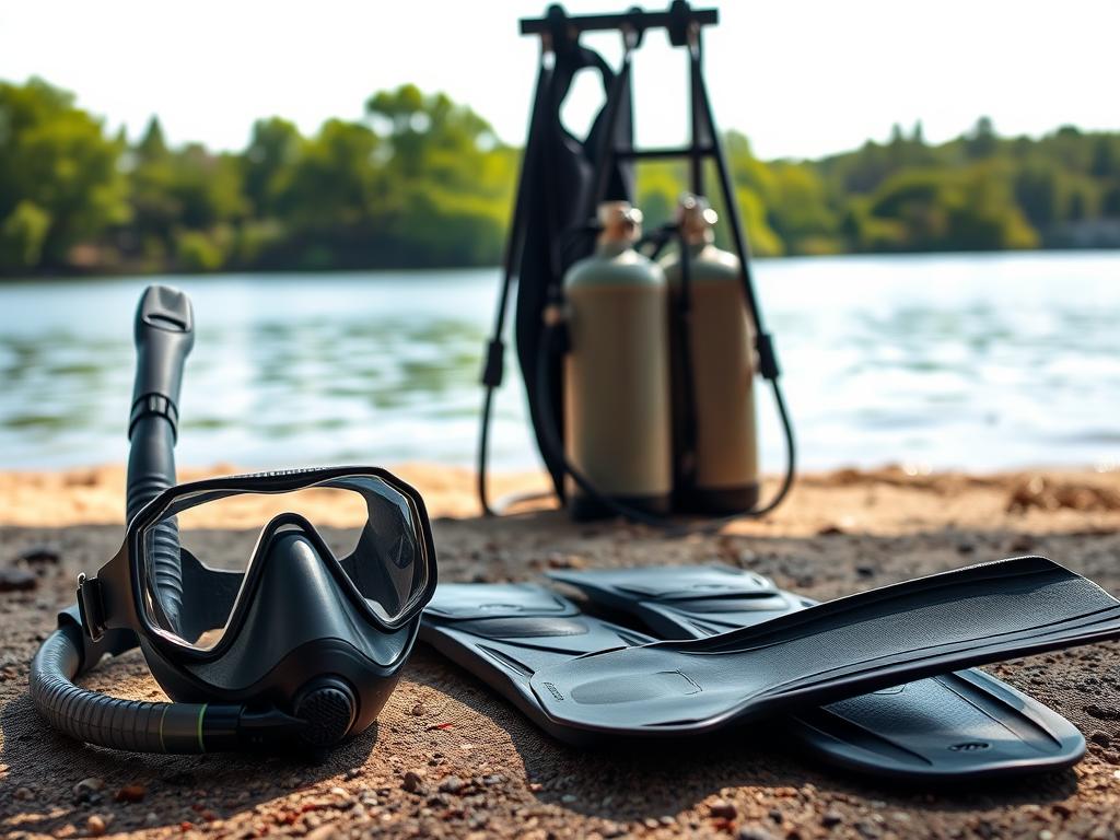 Du betrachtest gerade Die richtige Ausrüstung zum Tauchen im Sommer am See