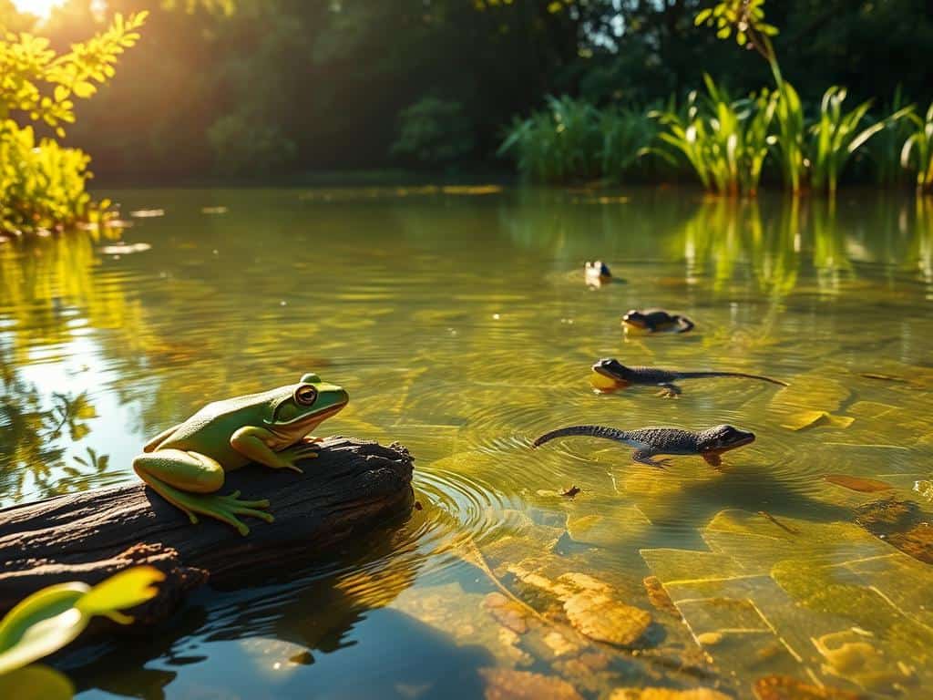 Du betrachtest gerade Die Rolle von Amphibien als Bioindikatoren für die Gesundheit des Sees