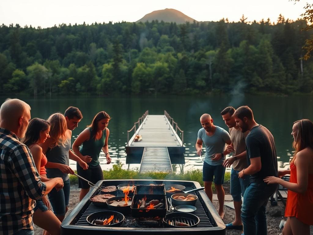 Grillen am See