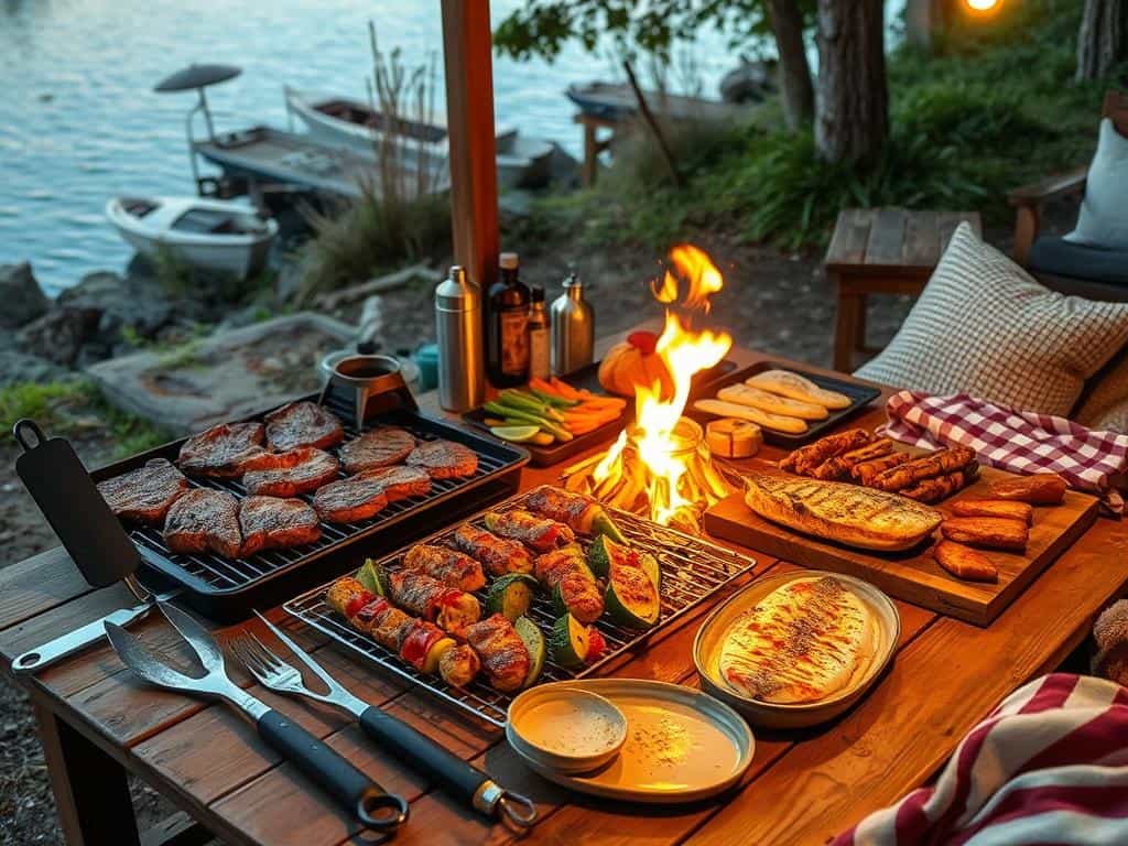 Grillrezepte und Ausstattung